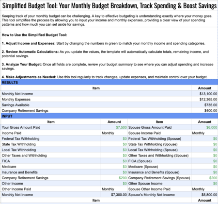 Home Office Deduction Worksheet for Business Expense Tracking: Actual and Simplified Methods